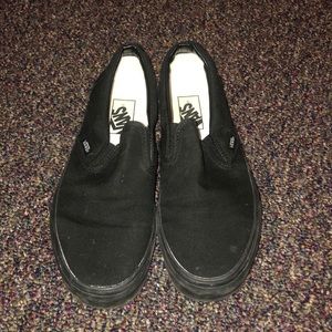 Black Slip On Vans
